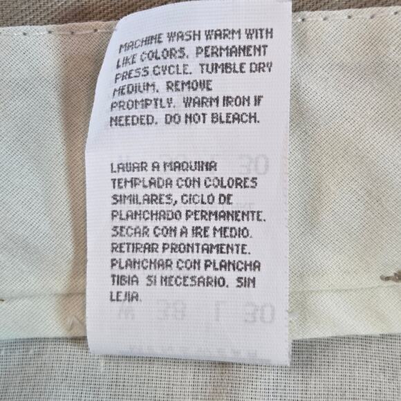 Knightsbridge Menswear Slacks Men’s 37x26 Khaki USA Cotton Blend 38x30 - Picture 4 of 12